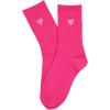 imageOYOANGLE Womens 1 Pairs Casual Heart Print Crew Socks Athletic Ankle Dress SocksHot Pink