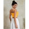 imageOYOANGLE Womens 3D Floral Cami Crop Tops Sleeveless Backless Summer Going Out Tops Vacation Party OutfitsGinger