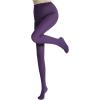 imageOYOANGLE Womens Sheer High Waist Pantyhose Tights Thigh High Stockings LeggingsPurple