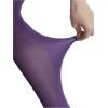imageOYOANGLE Womens Sheer High Waist Pantyhose Tights Thigh High Stockings LeggingsPurple