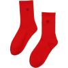 imageOYOANGLE Womens 1 Pairs Casual Heart Print Crew Socks Athletic Ankle Dress SocksRed