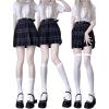 imageOYOANGLE Womens 3 Pairs Mid Calf Socks Over The Knee Thigh High Solid Breathable StockingsWhite