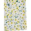 imageOYOANGLE Girls 2 Piece Outfits Floral Print Sleeveless Cute Cami Dresses and Short Sleeve Lettuce Trim Tie Front Top SetsBlue White