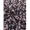 imageOYOANGLE Girls 2 Piece Outfits Floral Print Sleeveless Cute Cami Dresses and Short Sleeve Lettuce Trim Tie Front Top SetsDusty Pink