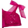 imageOYOANGLE Girls 2 Piece Outfits Sequin Sparkly Mesh Tank Top and High Waisted Shorts Dance SetHot Pink