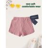 imageOYOANGLE Girls 2 Piece Outfits Sleeveless Rib Knit Notched Neck Crop Tank Top and Shorts Set TracksuitDusty Pink