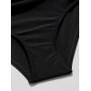 imageOYOANGLE Girls 2 Piece Swimsuit Sport High Waist Teen Kids Bikini Set Bathing Suit SwimwearBlack