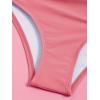 imageOYOANGLE Girls 2 Piece Swimsuit Sport High Waist Teen Kids Bikini Set Bathing Suit SwimwearPink Pure