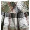 imageOYOANGLE Girls 3 Piece Outfit Tank Top and Plaid Pleated Skirt with High Low Hem Crop Shirt SetMulticolor