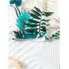 imageOYOANGLE Girls Boho 2 Piece Outfits Tropical Print Halter Tank Top and Wide Leg Pants Set Vacation OutfitBeige and Green