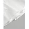 imageOYOANGLE Girls Bow Shirred High Waist Skirts Tiered Layers Ruffle A Line Short SkirtsWhite