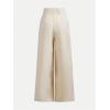 imageOYOANGLE Girls Button Down Elastic High Waist Wide Leg Pants Casual Solid Trousers with PocketsKhaki