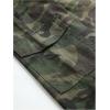 imageOYOANGLE Girls Camo Print Cargo Pants Flap Pocket Mid Waist Wide Leg Casual JeansGreen