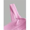 imageOYOANGLE Girls Cute Bow Ruched Tank Top Square Neck Sleeveless Fitted Summer Cami TopsPink