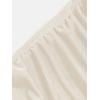 imageOYOANGLE Girls Sleeveless Square Neck Wide Straps Ruched Tank Top Solid Slim Fit Crop TopsApricot