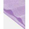 imageOYOANGLE Girls Sleeveless Square Neck Wide Straps Ruched Tank Top Solid Slim Fit Crop TopsPurple