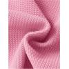 imageOYOANGLE Girls Textured Sleeveless Square Neck Asymmetrical Hem Crop Tank TopsPure Pink
