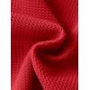 imageOYOANGLE Girls Textured Sleeveless Square Neck Asymmetrical Hem Crop Tank TopsRed