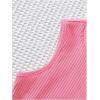 imageOYOANGLE Toddler Girls 4 Pack Ribbed Knit Crop Tank Tops Set One Shoulder Summer CamisoleMulticolor