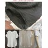 imageOYOANGLE Womens Casual Maternity TShirt Textured Short Sleeve Crew Neck Loose Tunic Top Pregnancy Blouse TeeBlack