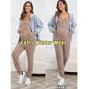 imageOYOANGLE Womens Maternity Ribbed Knit Cami Jumpsuit Button Spaghetti Strap Pregnancy Romper with PocketsBrown