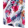imageOYOANGLE Girls Casual Boho Floral Print Sleeveless ALine Swing Cami Hawaiian Dress SundressPink Print