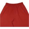 imageOYOANGLE Mens Baggy Wide Leg Pants Zipper Fly Pleated Trousers Business Casual Dress Pants with PocketRed