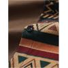 imageOYOANGLE Mens Button Down Short Sleeve Shirts Graphic Collared Neck Beach Vacation ShirtsDeep Brown