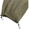 imageOYOANGLE Mens Cargo Pants Elastic Waist Flap Pockets Hip Hop Baggy Harem PantsArmy Green Plain