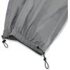 imageOYOANGLE Mens Cargo Pants Elastic Waist Flap Pockets Hip Hop Baggy Harem PantsGrey