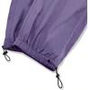 imageOYOANGLE Mens Cargo Pants Elastic Waist Flap Pockets Hip Hop Baggy Harem PantsPurple Solid