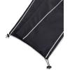 imageOYOANGLE Mens Cargo Track Pants Drawstring Elastic Waist Flap Pockets Hip Hop Baggy Harem PantsPure Black