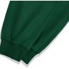 imageOYOANGLE Mens Casual Drawstring Elastic Waist Flap Pocket Letter Graphic Street Jogger Cargo PantsDark Green