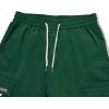 imageOYOANGLE Mens Casual Drawstring Elastic Waist Flap Pocket Letter Graphic Street Jogger Cargo PantsDark Green