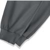 imageOYOANGLE Mens Casual Drawstring Elastic Waist Flap Pocket Letter Graphic Street Jogger Cargo PantsDark Grey