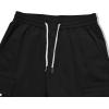 imageOYOANGLE Mens Casual Drawstring Elastic Waist Flap Pocket Letter Graphic Street Jogger Cargo PantsPlain Black