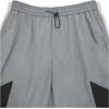 imageOYOANGLE Mens Colorblock Drawstring Waist Straight Wide Leg Baggy Pants with PocketLight Grey