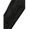 imageOYOANGLE Mens Drawstring Elastic Waist Flap Pocket Side Casual Streetwear Jogger Cargo PantsBlack