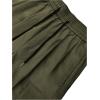 imageOYOANGLE Mens Drawstring Elastic Waist Flap Pockets Streetwear Baggy Cargo Pants Joggers Hiking TrousersDeep Green