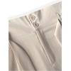 imageOYOANGLE Mens Elastic Waisted Wide Leg Long Pants Tie Front Belted Loose Casual Trousers with PocketsKhaki