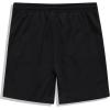 imageOYOANGLE Mens Graphic Drawstring Shorts Athletic Sport Gym Workout ShortsBlack