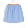 imageOYOANGLE Mens Graphic Drawstring Shorts Athletic Sport Gym Workout ShortsLight Blue White