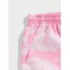imageOYOANGLE Mens Graphic Print Drawstring Elastic Waist Shorts Casual Tie Dye Running Athletic Sport ShortsPink