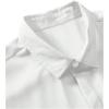 imageOYOANGLE Mens Graphic Print Japanese Letter Short Sleeve Button Down Shirt TopWhite Floral