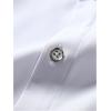 imageOYOANGLE Mens Ombre Button Down Shirts Collar Neck Short Sleeve Casual Shirt TopBlack and White