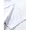 imageOYOANGLE Mens Ombre Button Down Shirts Collar Neck Short Sleeve Casual Shirt TopBlack and White
