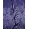 imageOYOANGLE Mens Satin Floral Print Button Down Front Lapel Collar Solid Short Sleeve ShirtPurple Solid