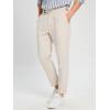 imageOYOANGLE Mens Zipper Fly Button Front Pleated Work Office Business Tapered Suit Pants with PocketsApricot
