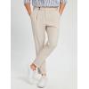 imageOYOANGLE Mens Zipper Fly Button Front Pleated Work Office Business Tapered Suit Pants with PocketsApricot