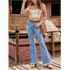 imageOYOANGLE Womens Floral Embroidered Open Front Crop Jackets Long Sleeve Mesh Summer Cardigan TopsKhaki